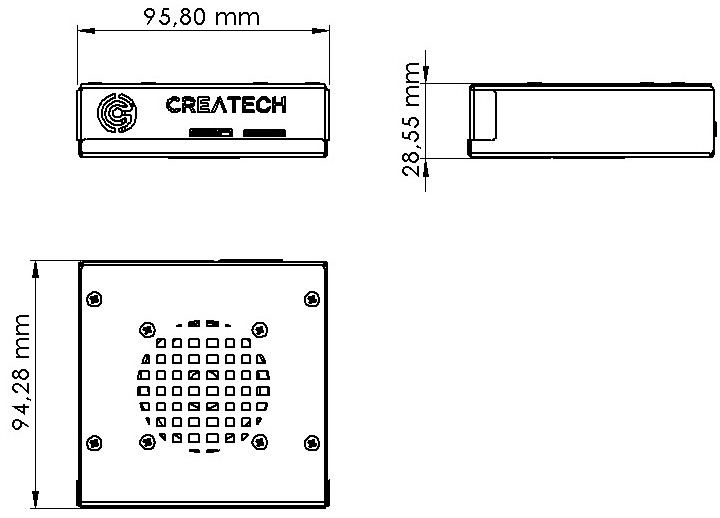 CRE-AKS-330 — Teknik Ölçüler